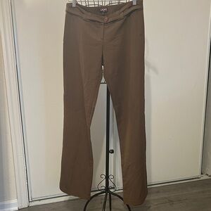 XOXO Rich Brown Wide Let Pants with Belt Details Size 5/6